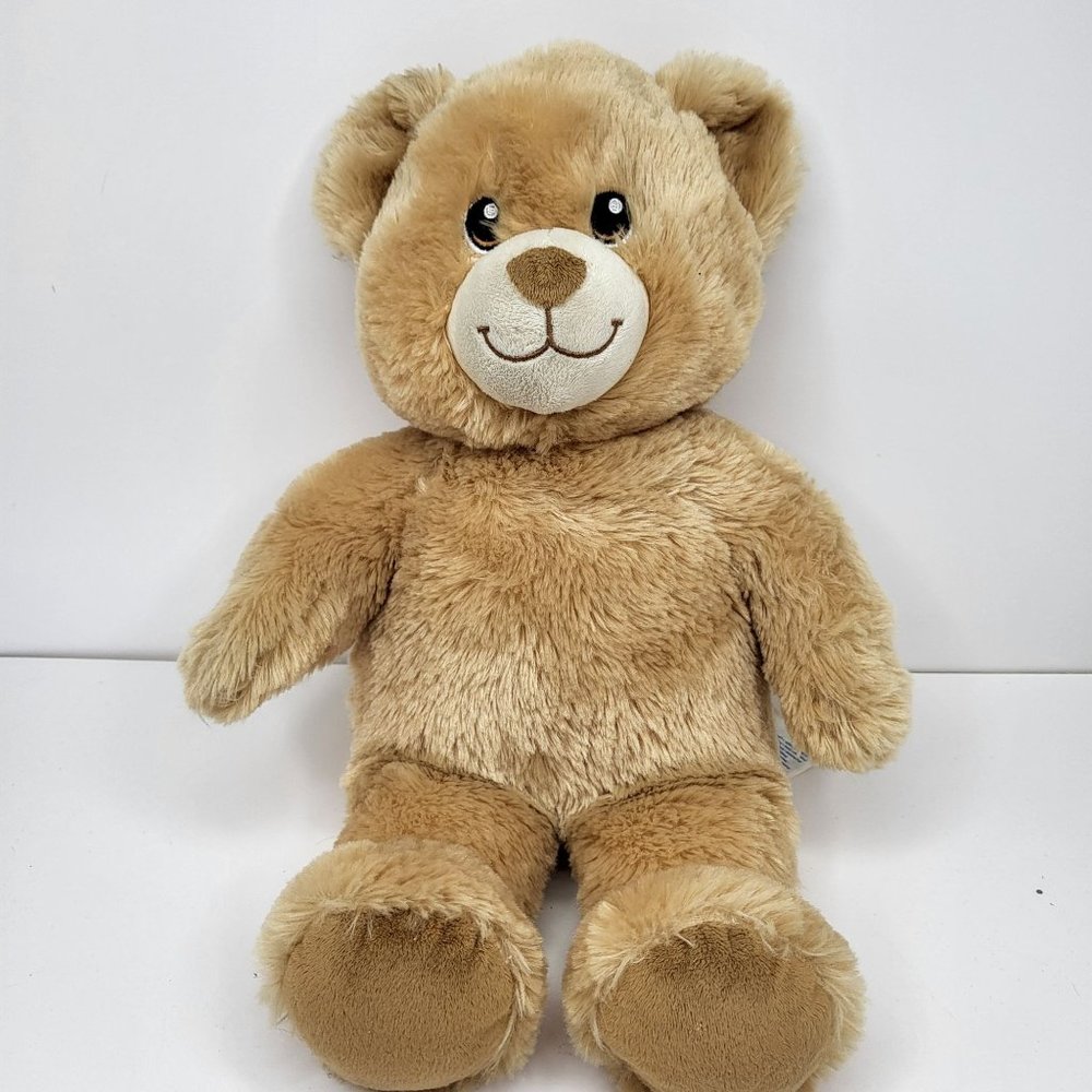 Talking Build A Bear "I Love You" Tan Teddy Stuffed Animal Soft Toy Plush Cuddly